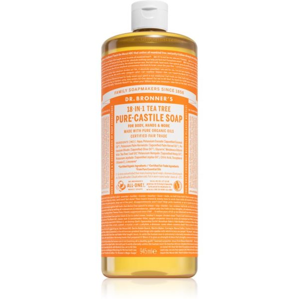 Dr. Bronner’s Dr. Bronner’s Tea Tree течен универсален сапун 945 мл.
