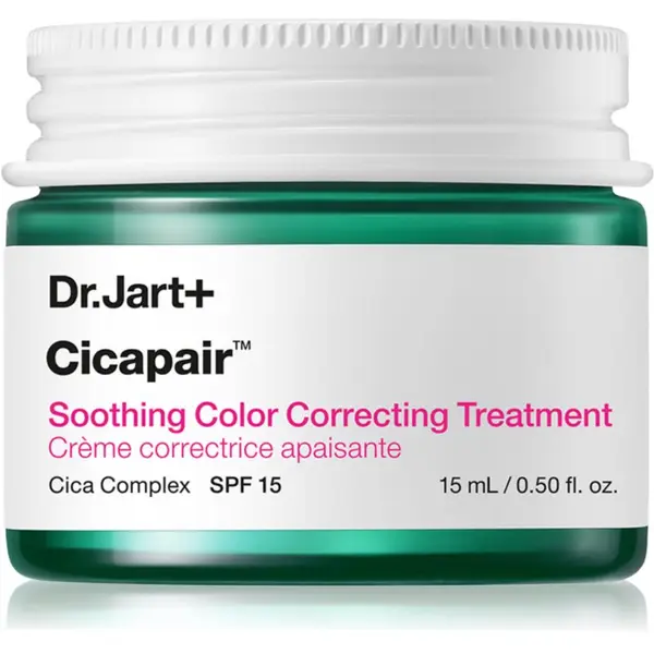 Dr. Jart+ Dr. Jart+ Cicapair™ Soothing Color Correcting Treatment интензивен крем, намаляващ зачервяването на кожата SPF 30 15 мл.