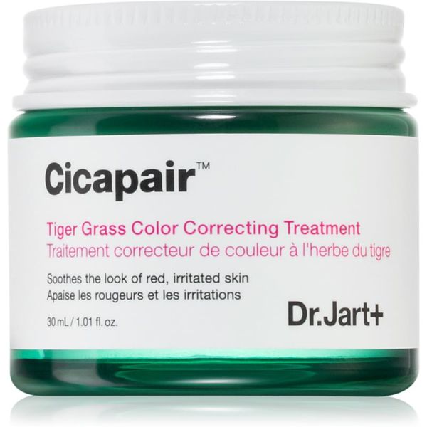 Dr. Jart+ Dr. Jart+ Cicapair™ Tiger Grass Color Correcting Treatment интензивен крем, намаляващ зачервяването на кожата 30 мл.