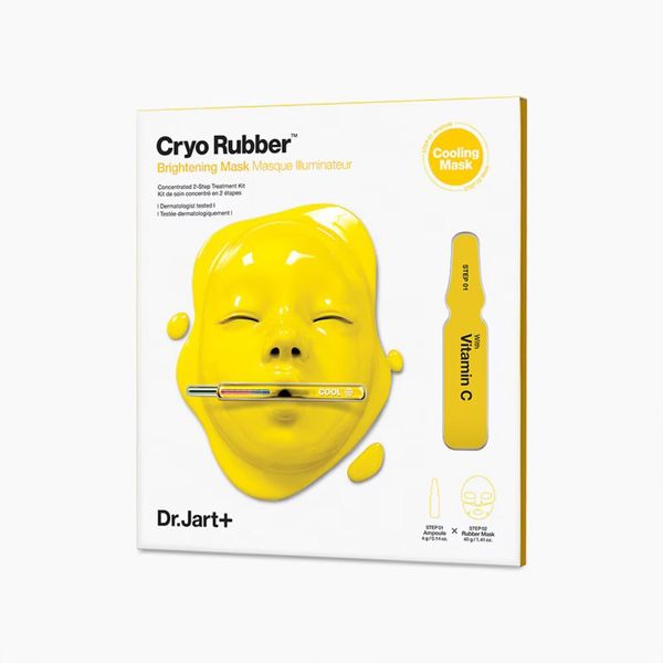 Dr. Jart+ Dr. Jart+ Cryo Rubber™ Brightening Mask платнена маска за озаряване на лицето 40 гр.