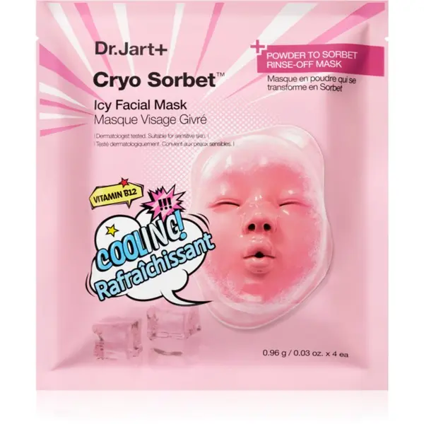 Dr. Jart+ Dr. Jart+ Cryo Sorbet Icy Facial Mask хидратираща маска с охлаждащ ефект 3.06 гр.