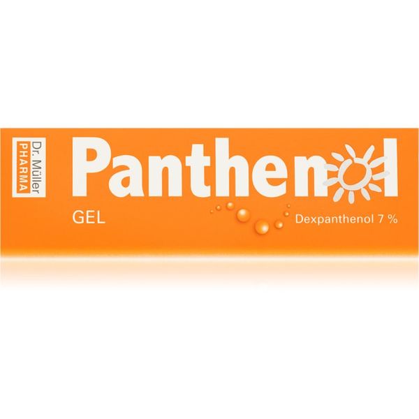 Dr. Müller Dr. Müller Panthenol gel 7% успокояващ гел след слънчеви бани за раздразнена кожа 100 мл.