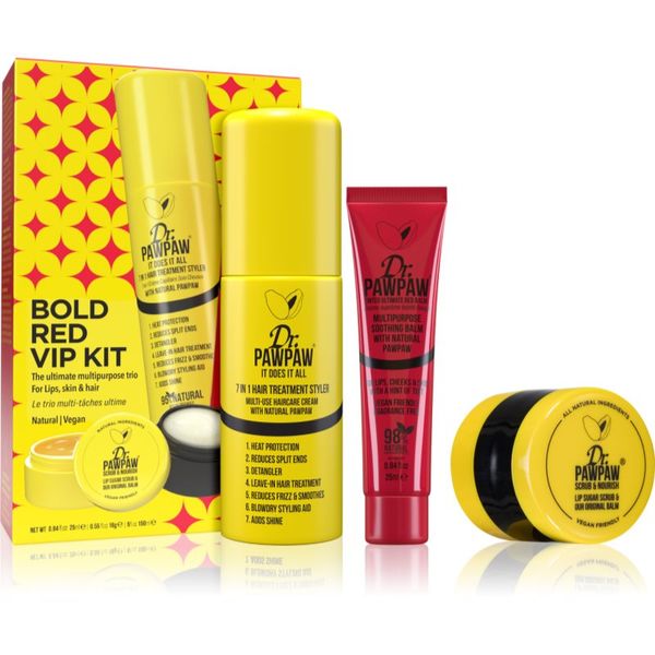 Dr. Pawpaw Dr. Pawpaw Bold Red VIP Kit подаръчен комплект