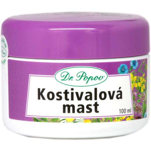 Dr. Popov Dr. Popov Herbal ointments Comfrey масажен крем за мускули, стави и сухожилия 100 мл.