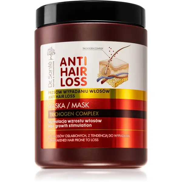 Dr. Santé Dr. Santé Anti Hair Loss маска за растеж на косата 1000 мл.
