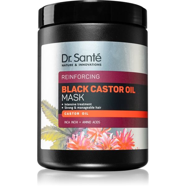 Dr. Santé Dr. Santé Black Castor Oil интензивна маска за коса 1000 мл.