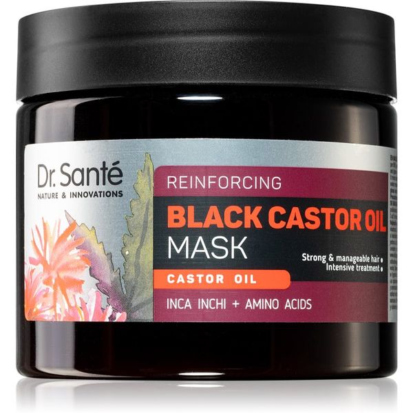 Dr. Santé Dr. Santé Black Castor Oil интензивна маска за коса 300 мл.