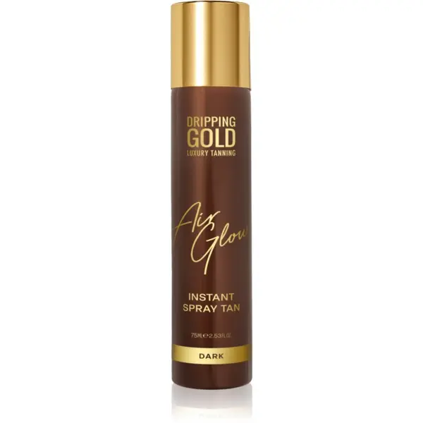 Dripping Gold Dripping Gold Air Glow Instant Spray Tan автобронзиращ спрей цвят Dark 75 мл.