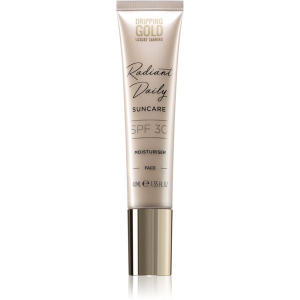 Dripping Gold Dripping Gold Luxury Tanning Daily Moisturiser хидратиращ крем за лице SPF 30 40 мл.