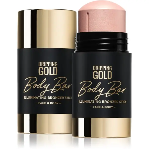 Dripping Gold Dripping Gold Luxury Tanning Illuminating Stick озаряващ бронзър за лице и тяло цвят Gold 36 гр.