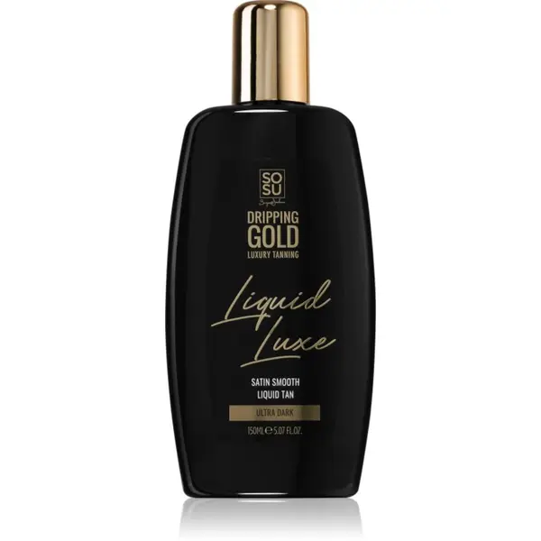 Dripping Gold Dripping Gold Luxury Tanning Liquid Luxe автобронзираща вода за тяло Ultra Dark 150 мл.