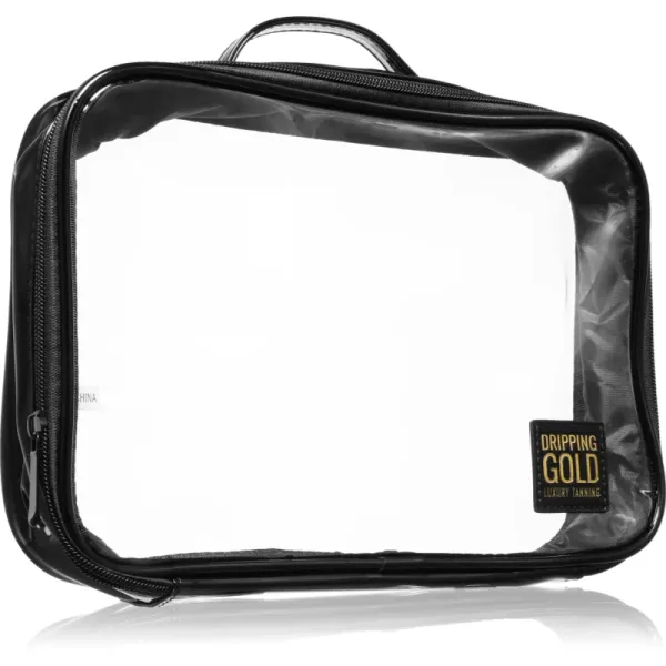 Dripping Gold Dripping Gold Luxury Tanning Travel Bag прозрачна козметична чантичка 1 бр.
