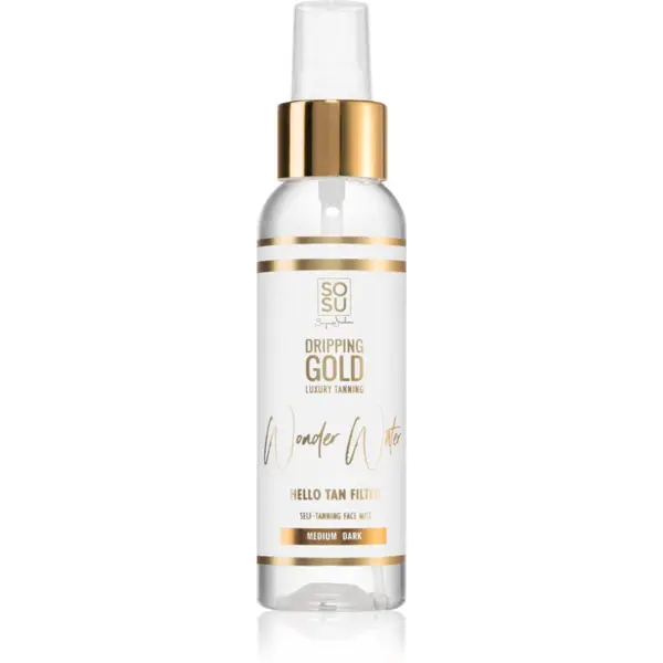 Dripping Gold Dripping Gold Wonder Water Hello Tan автобронзираща мъгла за лице Medium - Dark 100 мл.