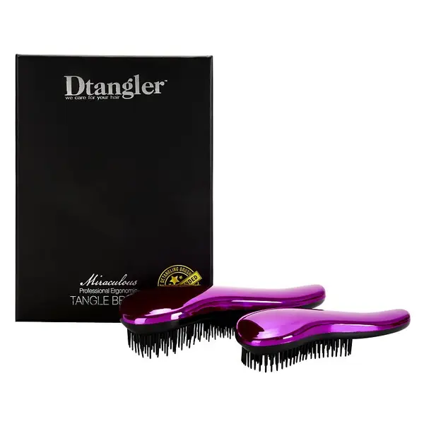 Dtangler Dtangler Miraculous комплект за по-лесно разресване на косата Purple