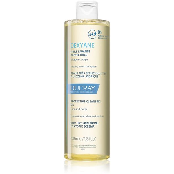 Ducray Ducray Dexyane почистващо олио за много суха чуствителна и атопична кожа 400 мл.
