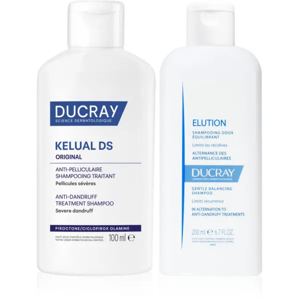 Ducray Ducray Kelual DS комплект за себореен дерматит и сериозни състояния на пърхот