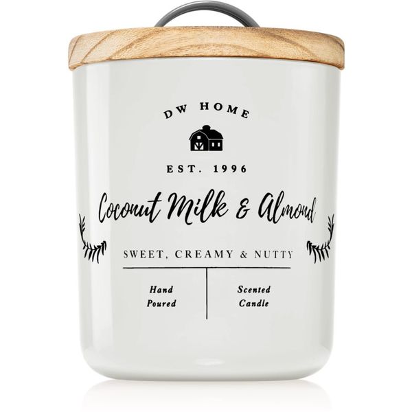 DW Home DW Home Farmhouse Coconut Milk & Almond ароматна свещ 428 гр.