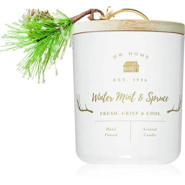 DW Home DW Home Farmhouse Winter Mint & Spruce ароматна свещ 244 гр.