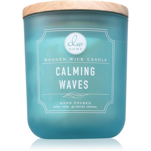 DW Home DW Home Signature Calming Waves ароматна свещ с дървен фитил 326 гр.