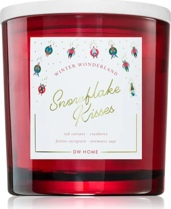 DW Home DW Home Winter Wonderland Snowflake Kisses ароматна свещ 510 гр.