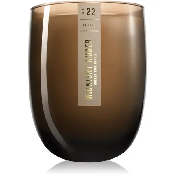 DW Home DW Home Wooden Wick Candles Midnight Amber ароматна свещ 488 гр.