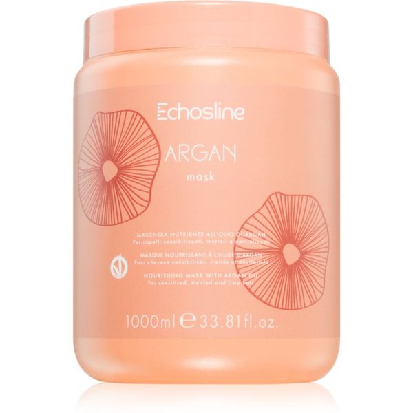 Echosline Echosline Argan mask подхранваща маска за гладка и лъскава коса с арганово масло 1000 мл.