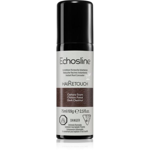 Echosline Echosline Hairetouch Hairtouch спрей за мигновено прикриване на израснала коса Dark Chestnut 75 мл.