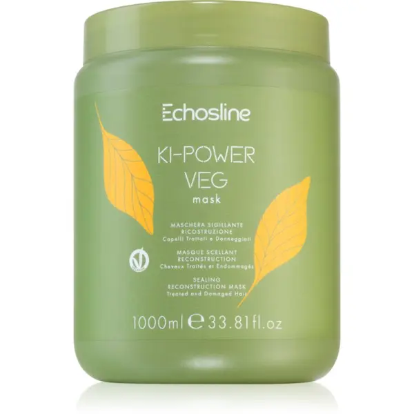 Echosline Echosline Ki-Power Veg Mask регенерираща маска за увредена коса 1000 мл.