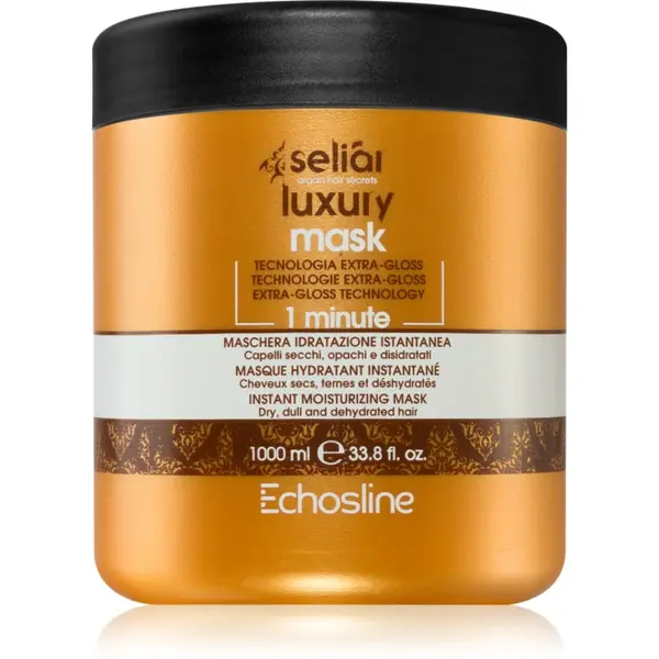Echosline Echosline Seliár Luxury подхранваща маска за гладка и лъскава коса 1000 мл.
