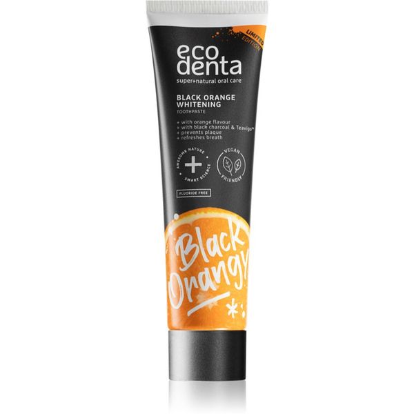 Ecodenta Ecodenta Expert Black Orange Whitening черна избелваща паста за зъби без флуорид вкус Orange 100 мл.