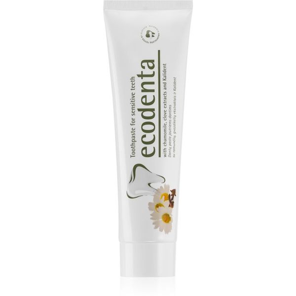 Ecodenta Ecodenta Green Sensitivity Relief паста за зъби за чувствителни зъби с флуорид вкус Chamomile/Clove 100 мл.