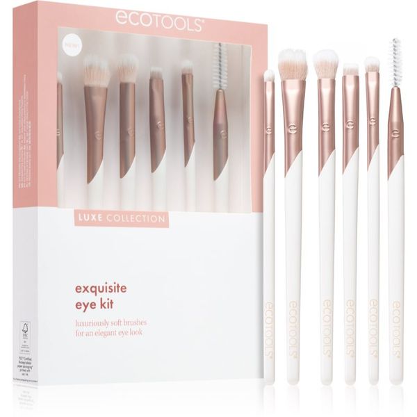 EcoTools EcoTools Luxe Collection Exquisite комплект четки за очи и вежди 6 бр.