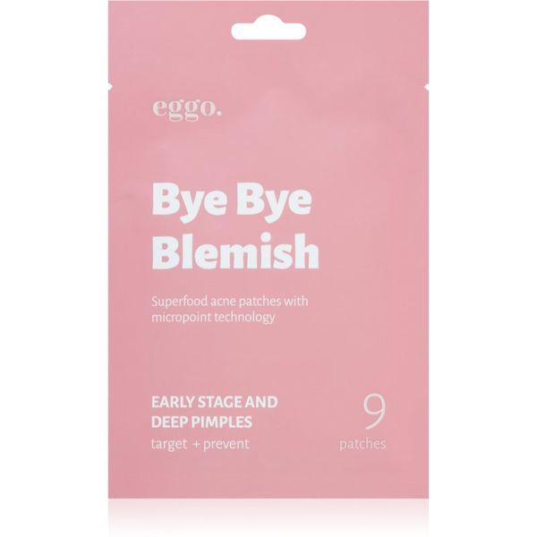 Eggo Eggo Bye Bye Blemish лепенки за проблемна кожа 9 бр.