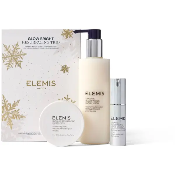 Elemis Elemis Holiday Collection Glow Bright Resurfacing Trio подаръчен комплект