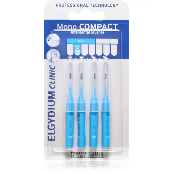 Elgydium Elgydium Mono Compact четки за междузъбно пространство Blue 4 бр.