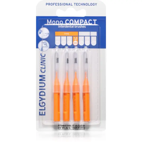 Elgydium Elgydium Mono Compact междузъбна четка Orange 4 бр.