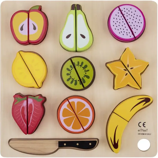 eliNeli eliNeli Cutting Fruits плодове за рязане от дърво 18m+ 9 бр.