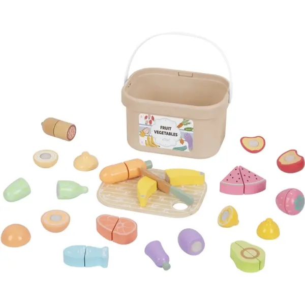 eliNeli eliNeli Fruit Vegetables комплект играчки от дърво 1 бр.