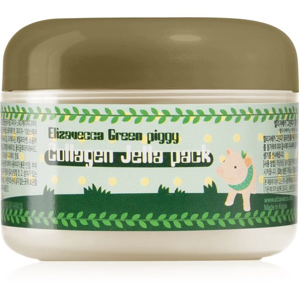 Elizavecca Elizavecca Green Piggy Collagen Jella Pack стягаща колагенова маска интензивно възстановяване и разтягане на кожата 100 мл.