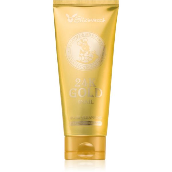 Elizavecca Elizavecca Milky Piggy 24K Gold Snail Cleansing Foam нежна почистваща пяна 180 мл.