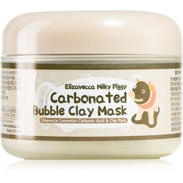 Elizavecca Elizavecca Milky Piggy Carbonated Bubble Clay Mask дълбоко почистваща маска за лице за проблемна кожа, акне 100 гр.
