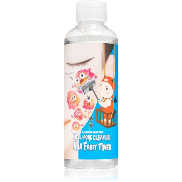 Elizavecca Elizavecca Milky Piggy Hell-Pore Clean Up AHA Fruit Toner тоник за редуциране на разширените пори с пилинг ефект 200 мл.