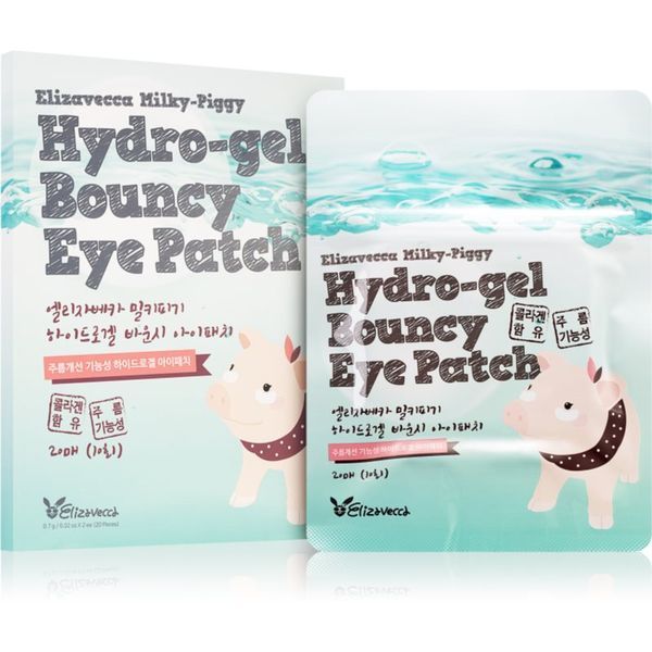 Elizavecca Elizavecca Milky Piggy Hydro-gel Bouncy Eye Patch регенерираща и хидратираща маска за околоочната област 20 бр.
