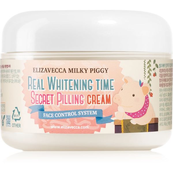 Elizavecca Elizavecca Milky Piggy Real Whitening Time Secret Pilling Cream овлажняващ омекотяващ крем с пилинг ефект 100 мл.
