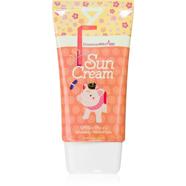 Elizavecca Elizavecca Milky Piggy Sun Cream озаряващ слънцезащитен крем SPF 50+ 50 мл.