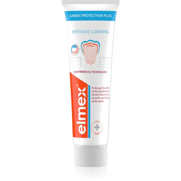 Elmex Elmex Caries Plus Intensive Cleaning избелваща паста за цялостна грижа 50 мл.