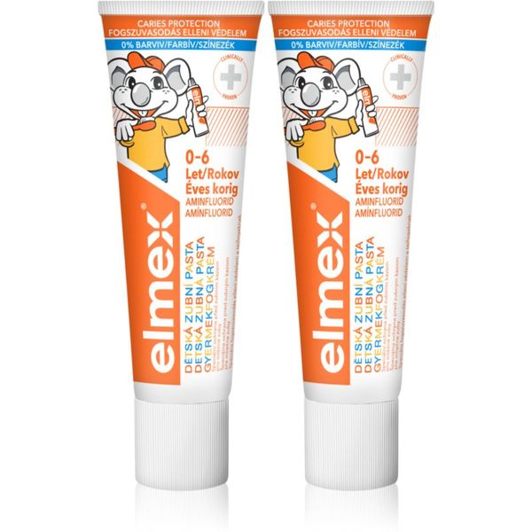 Elmex Elmex Caries Protection Kids паста за зъби за деца 2 x 50 мл.