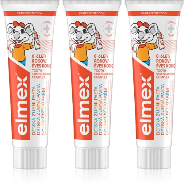 Elmex Elmex Caries Protection Kids паста за зъби за деца 3 x 50 мл.