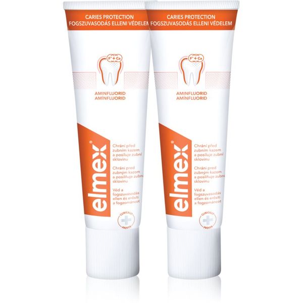 Elmex Elmex Caries Protection паста за зъби, защитаваща от зъбен кариес с флуорид 2x75 мл.