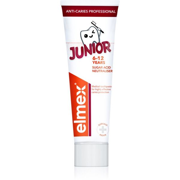 Elmex Elmex Junior Caries Protection паста за зъби за деца 6-12 Years 75 мл.